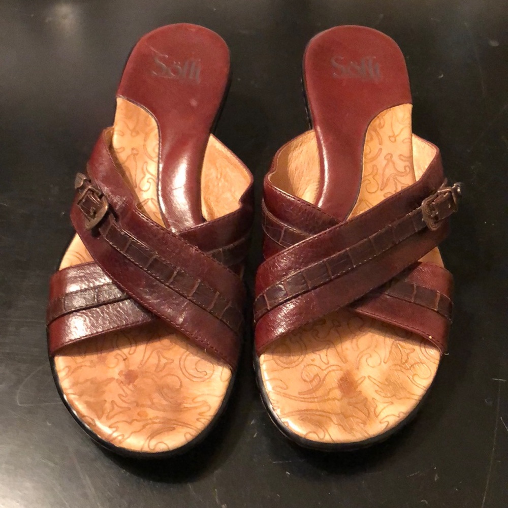 Sofft since 1927 Open toed sandal pump. Sz 8 1/2